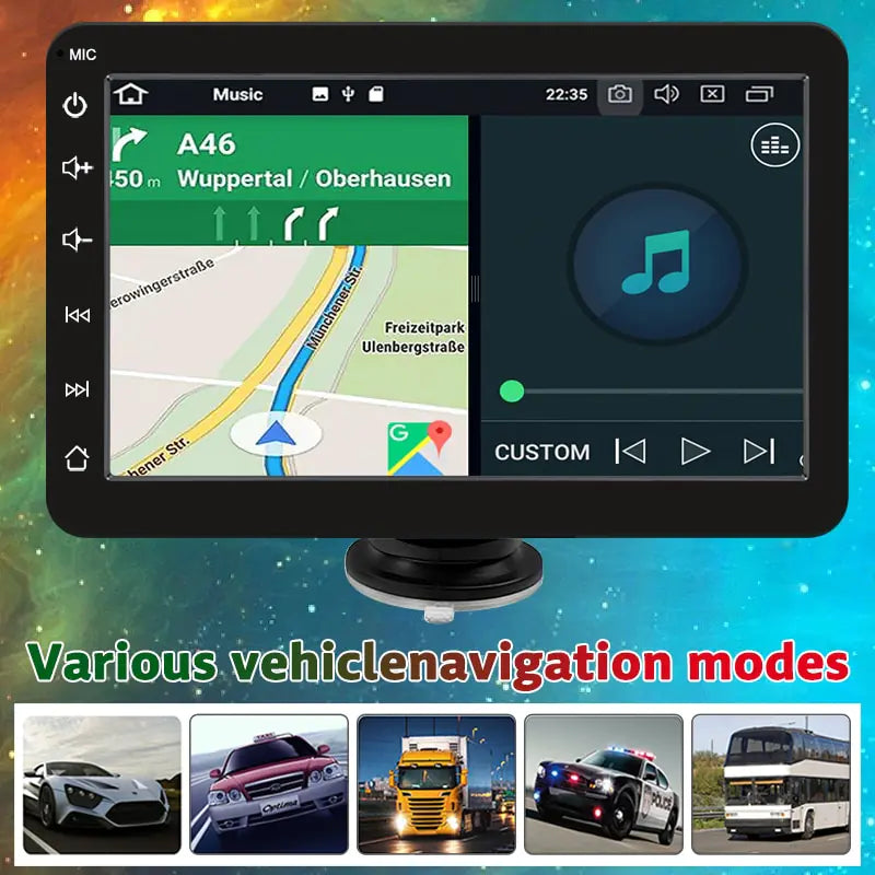 7-Inch Touch Screen Car Multimedia Player